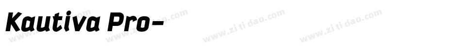 Kautiva Pro字体转换